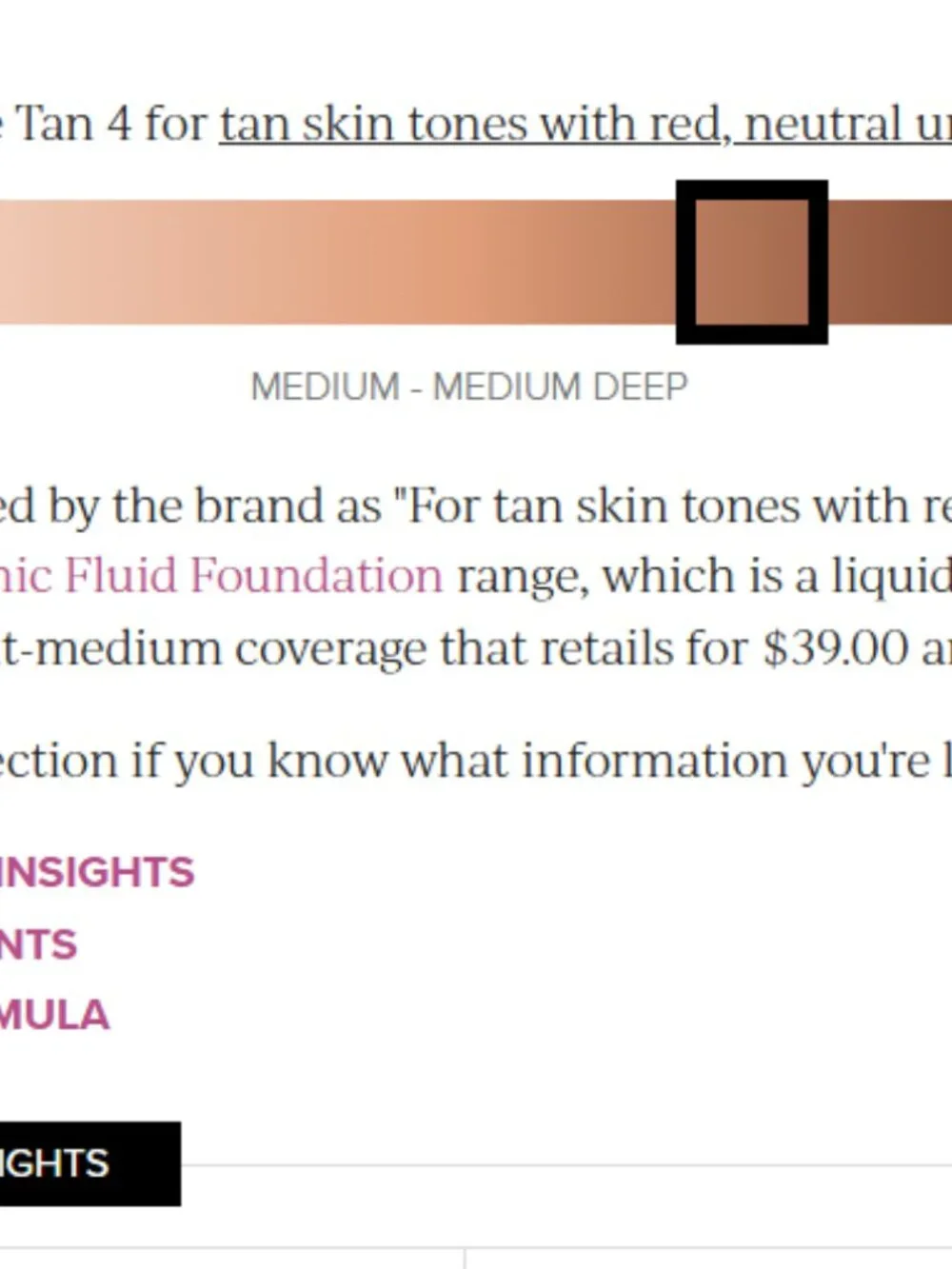 Stila tan described